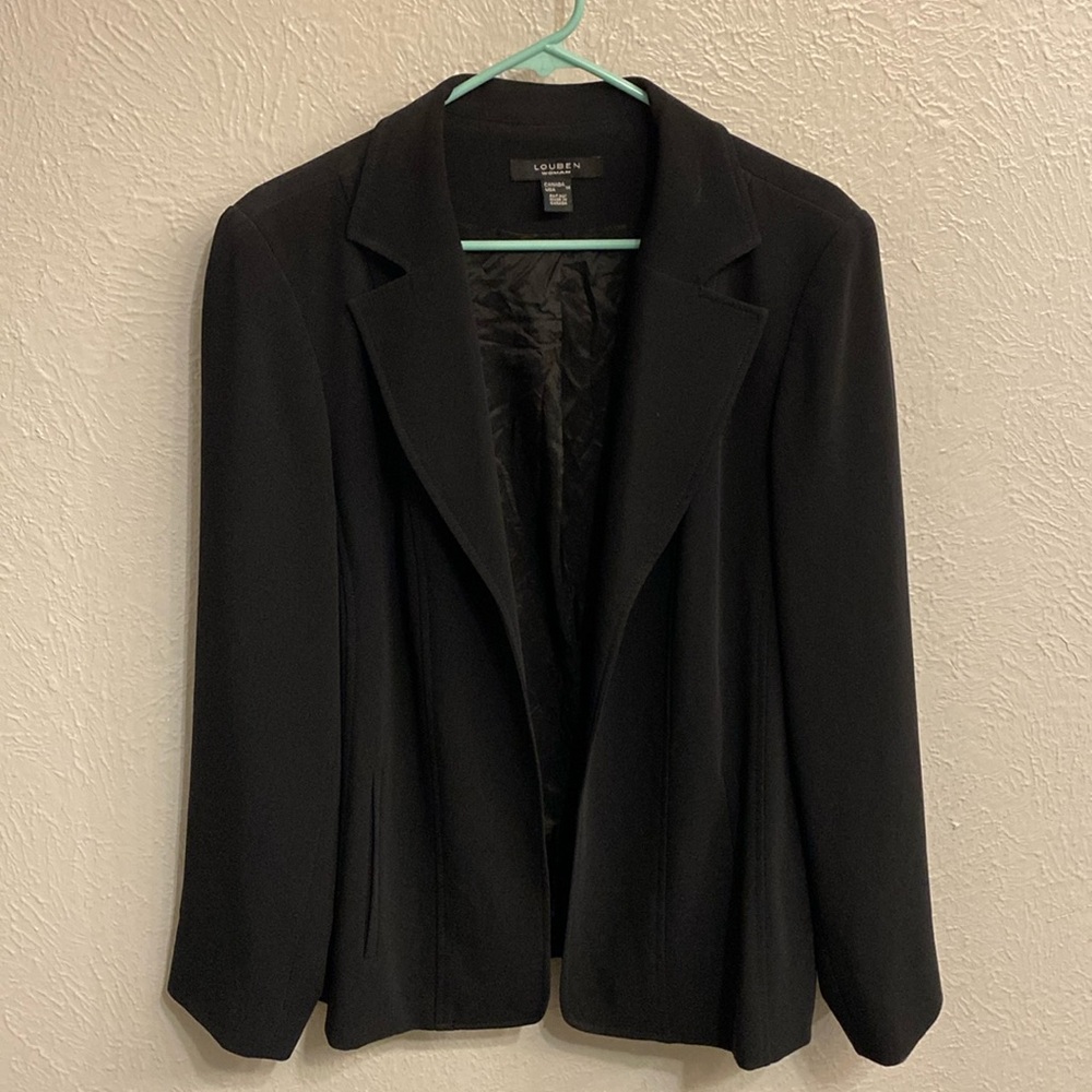 Black Louben woman jacket very good